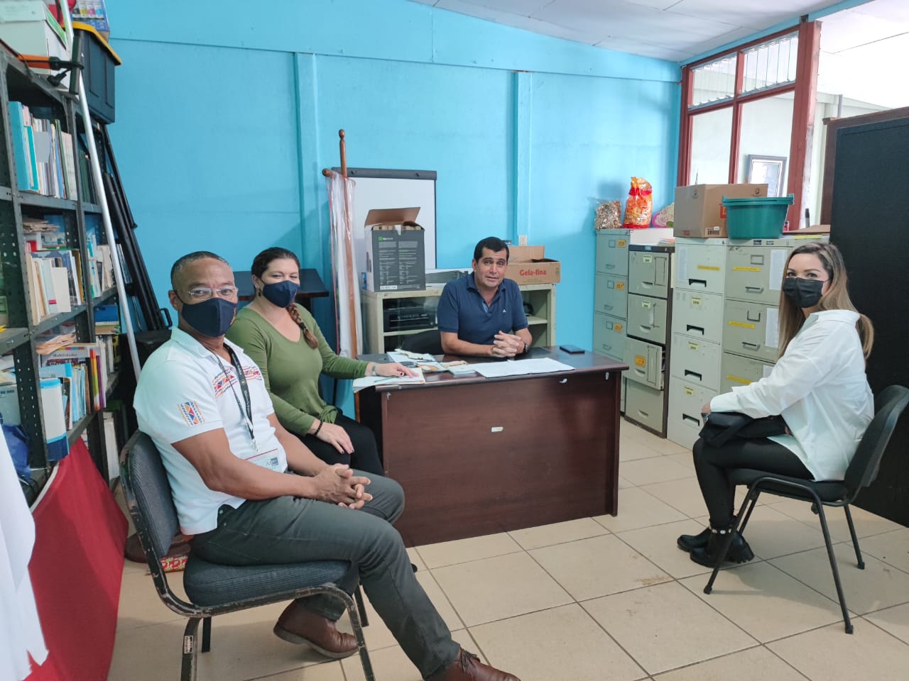 Justicia Penal Restaurativa de Cartago visitó la comunidad indígena de Grano de Oro de Turrialba